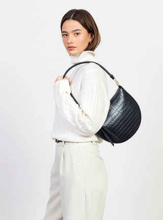 Saben Gani Shoulder Bag - Black Croc