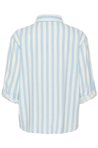 Saint Tropez Zalinda Shirt - Skyway Ice Stripe