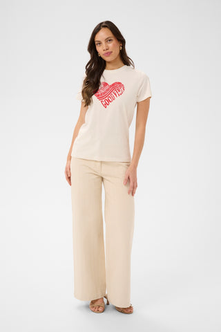 Saint Tropez Kuvi Tee - Poppy