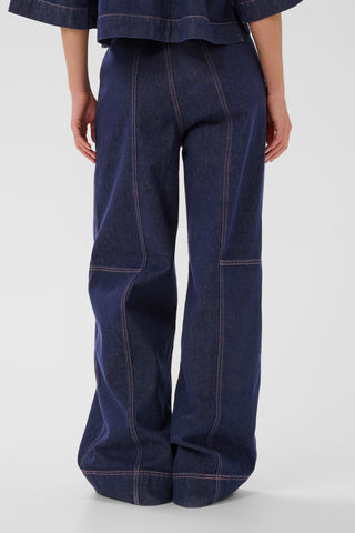 Saint Tropez Posey Jean - Dark Blue Denim