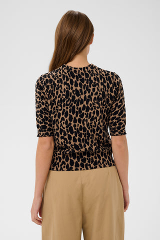 Saint Tropez Paloma S/S Top - Tiger's Eye