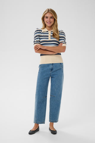 Saint Tropez Phillia S/S Top - Allure Multi Stripe