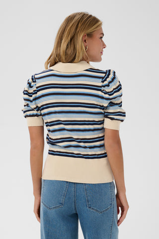Saint Tropez Phillia S/S Top - Allure Multi Stripe