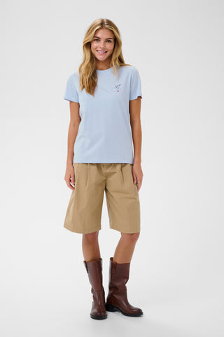 Saint Tropez Patrine Tee - Ice