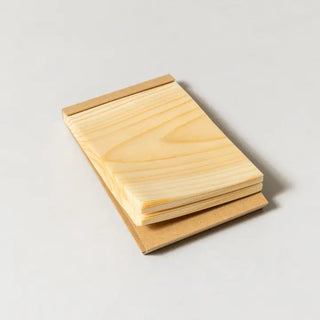 Kizara Wood Sheet Memo Pad - Medium