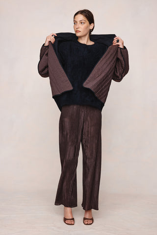 Marle Agnes Jacket - Black/Tapenade