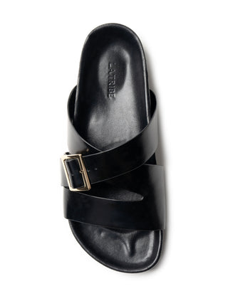La Tribe Buckle Strap Platform - Black