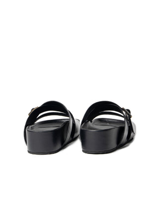 La Tribe Buckle Strap Platform - Black