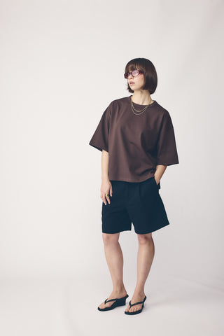 Commoners Heavy Boxy Tee - Cocoa