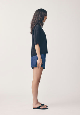 Commoners Heavy Boxy Tee - Black
