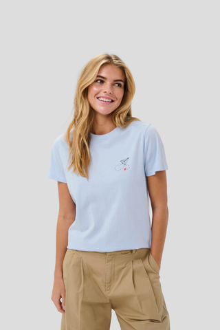 Saint Tropez Patrine Tee - Ice