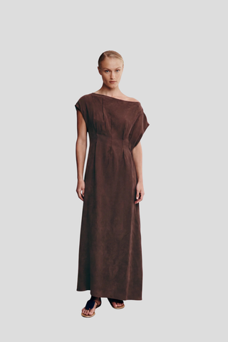 Marle Gaia Dress - Chocolate