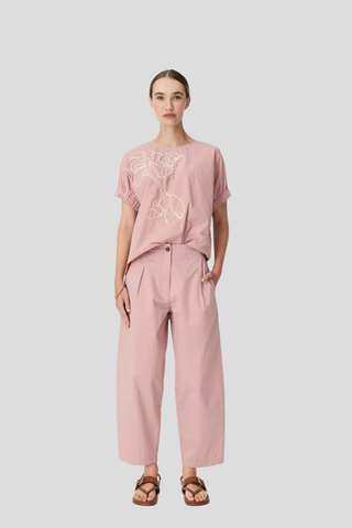 POL Alma Barrel Pant - Pink