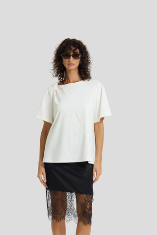 Blak Before Dawn Top - White