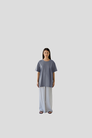 Sophie Boyfriend Tee - Grey