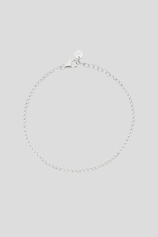 Sophie Curb Bracelet - Silver