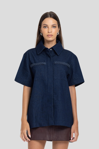 Blak Edwin Shirt - Dark Denim