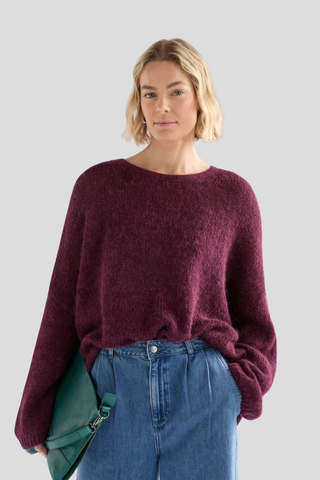 Elk Agna Sweater - Merlot
