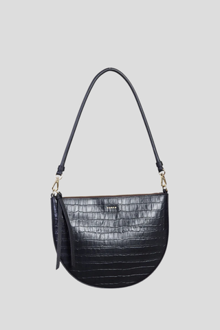 Saben Gani Shoulder Bag - Black Croc
