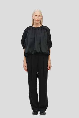 Juliette Hogan Una Top (Dress Satin) Gloss Black