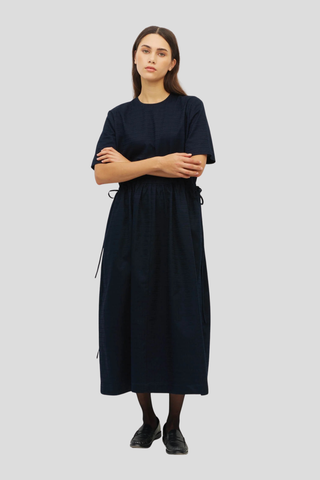 Juliette Hogan Dima Tunic -Navy Linear