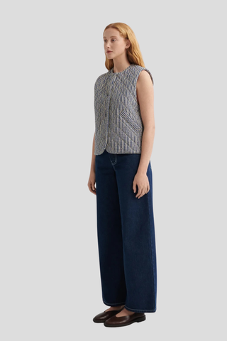 Kowtow Quilter Vest - Landscape Check