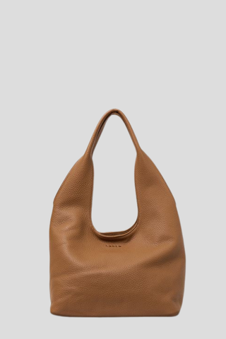 Saben Kiki Shoulder Bag - Tan Lightly Milled