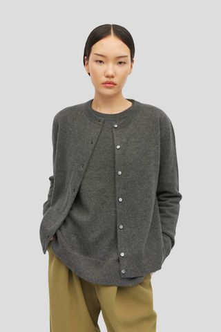 Juliette Hogan Twin Cardi (Cashmere) Thunder