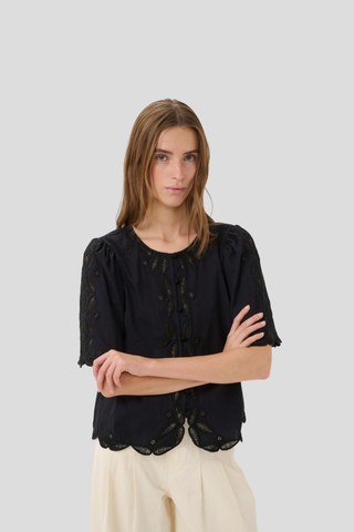 Karen by Simonsen Erlinda Blouse  - Meteorite