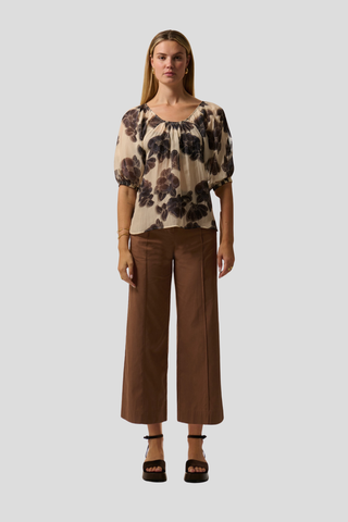 Pol Amara Scoop Top - Amara Print