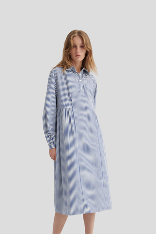 Kowtow Sonnet Dress - Workwear Stripe