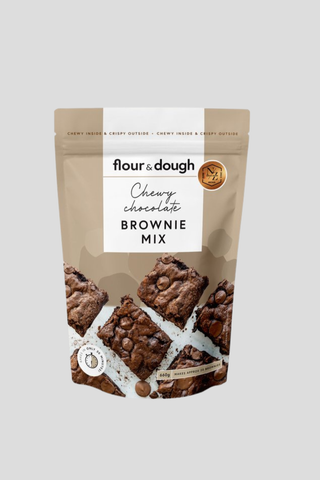 Flour & Dough Chewy Chocolate Brownies