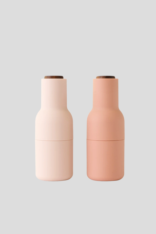 Audo (Menu) Bottle Grinders - Nudes (w Walnut Lid)