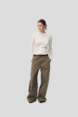 Gregory Leal Pant Cord - Dusty Olive