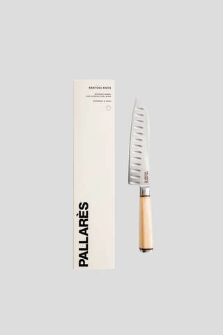 Pallares Solsona Boxwood Santoku Knife - 17cm