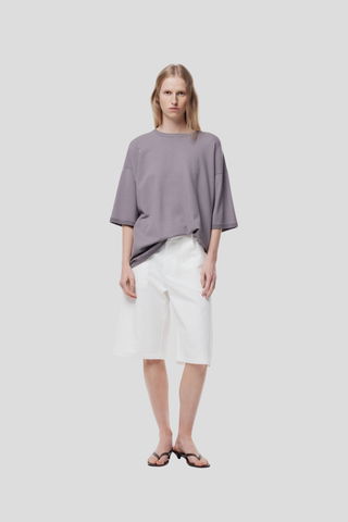 Gregory Marlon Knit Tee - Ash Lavender