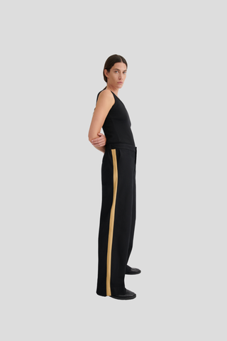 Kowtow Tux Pant - Black Driftwood