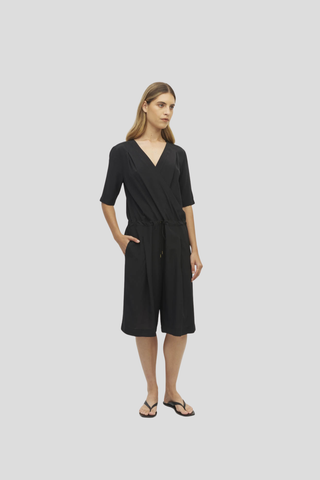 Juliette Hogan Lark Jumpsuit (Silk CDC)  Black