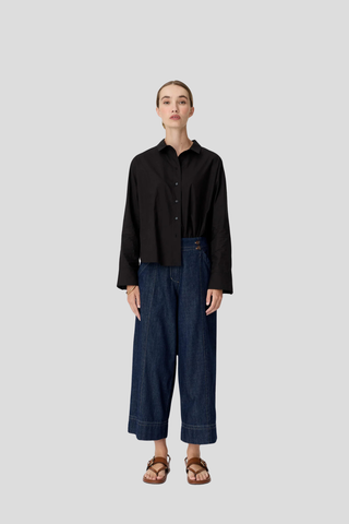 Pol Anise Crop Pant - Denim