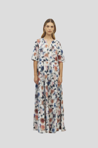 Juliette Hogan Flor Tunic (Rosette Haze Cotton)  Morning Light