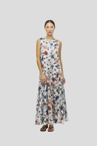 Juliette Hogan Symi Dress (Rosette Haze Cotton)  Morning Light