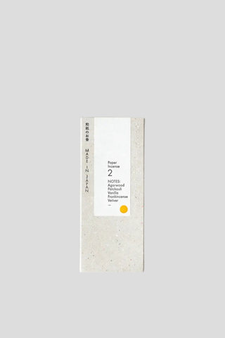 Washi Paper Incense Strips - Elegant Agarwood