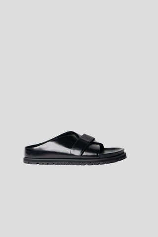 La Tribe Velcro Strap Slide - Black