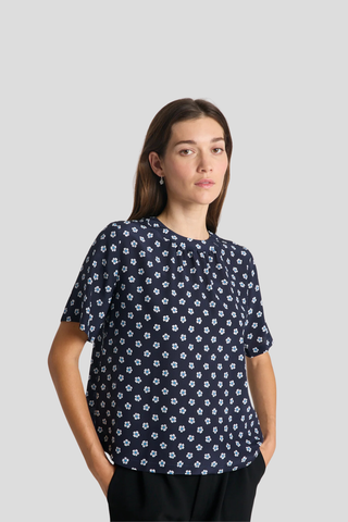 Twenty-Seven Names You and Me Tee - Navy Daisy