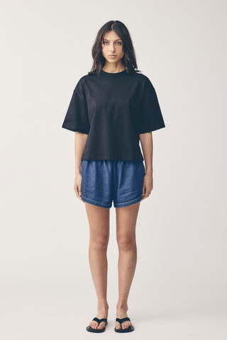 Commoners Heavy Boxy Tee - Black
