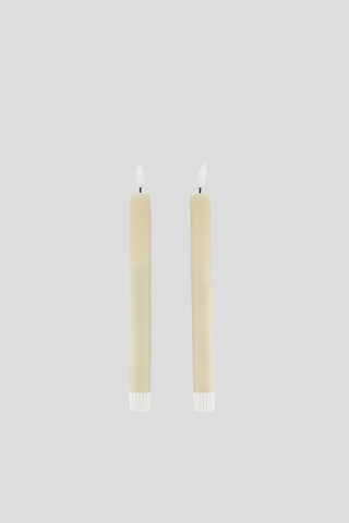 Designstuff Viah LED Candle (set of 2) Sand
