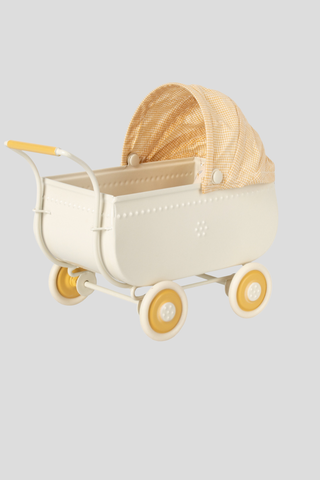 Maileg Micro Pram - Yellow