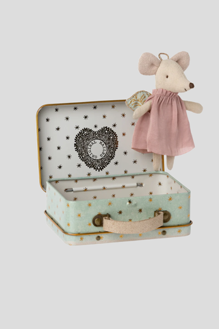 Maileg Mouse Angel in Suitcase