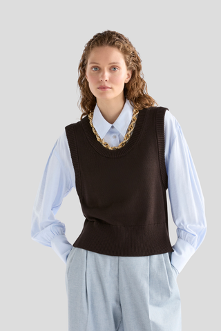 Elk Mikkel Vest - Chocolate