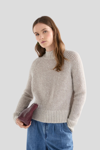 Elk Aleph Sweater - Oatmeal Melange